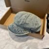 Chanel Denim Duck Tongue Artist hat 57cm