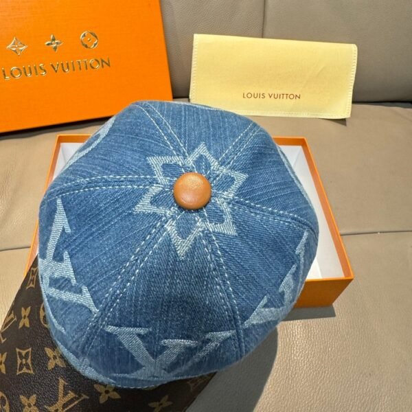 Louis Vuitton 1:1 new single baseball cap big logo jacquard
