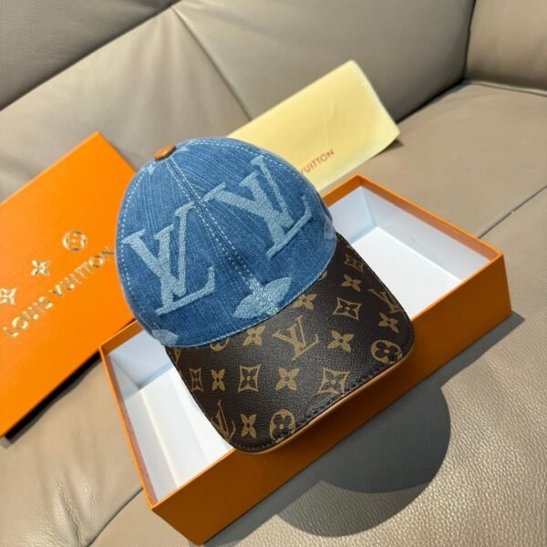 Louis Vuitton 1:1 new single baseball cap big logo jacquard