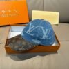 Louis Vuitton 1:1 new single baseball cap big logo jacquard