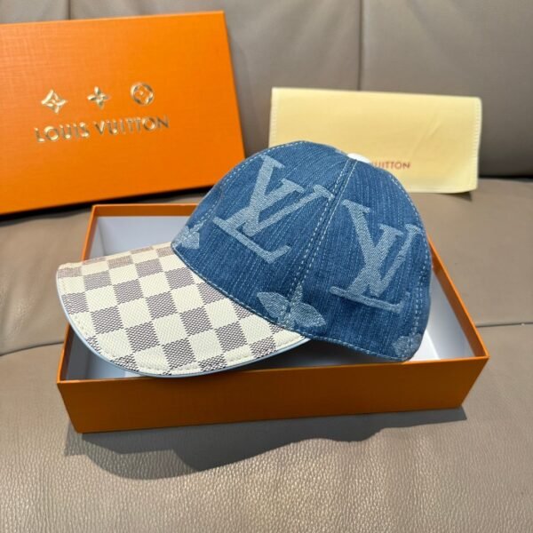 Louis Vuitton 1:1 new single baseball cap big logo jacquard