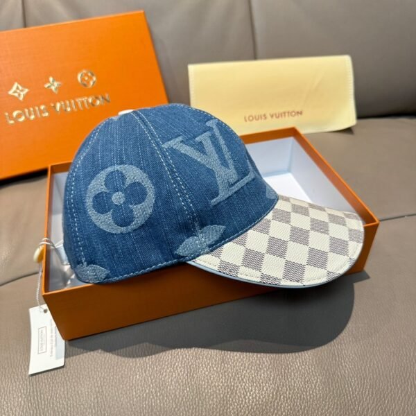 Louis Vuitton 1:1 new single baseball cap big logo jacquard
