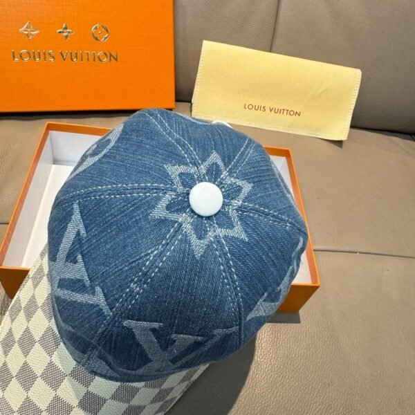 Louis Vuitton 1:1 new single baseball cap big logo jacquard