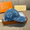 Louis Vuitton 1:1 new single baseball cap big logo jacquard