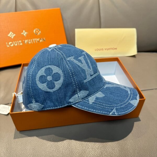 Louis Vuitton 1:1 new single baseball cap big logo jacquard