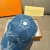 Louis Vuitton 1:1 new single baseball cap big logo jacquard