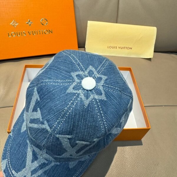 Louis Vuitton 1:1 new single baseball cap big logo jacquard