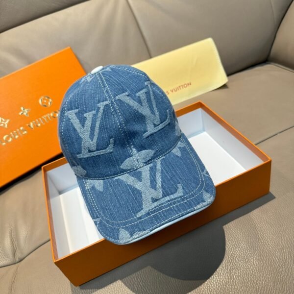 Louis Vuitton 1:1 new single baseball cap big logo jacquard