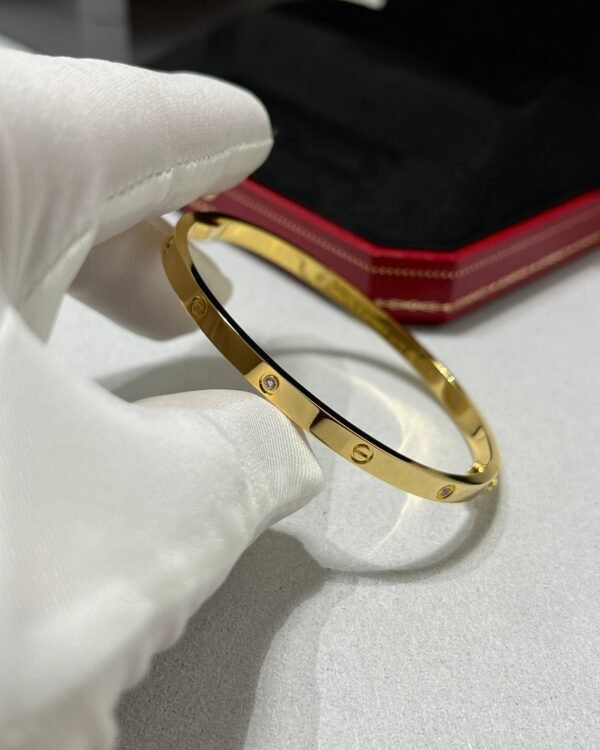 Cartier bracelet narrow version six diamond bracelet top quality 16-19 size