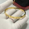 Cartier bracelet narrow version six diamond bracelet top quality 16-19 size