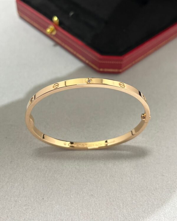 Cartier bracelet narrow version six diamond bracelet top quality 16-19 size