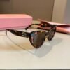 miumiu New style sunglasses cat glasses