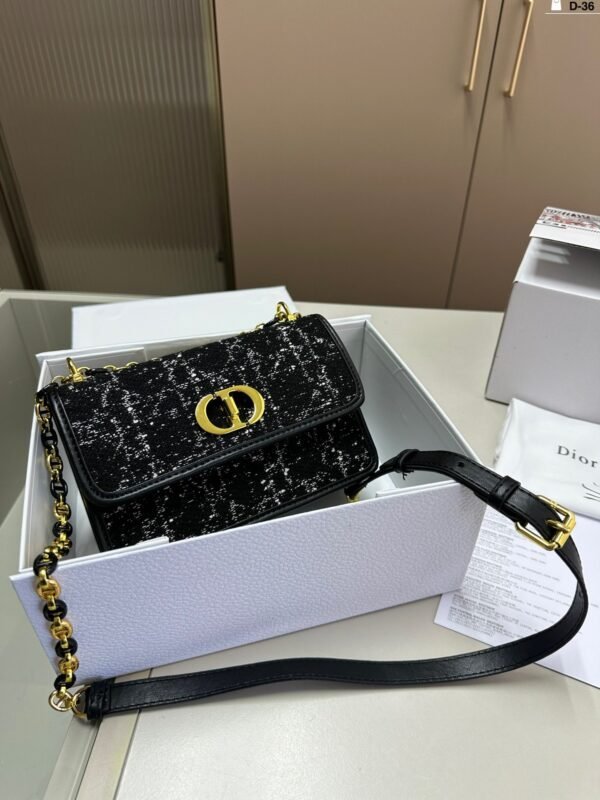 Dior Miss Caro Tweed Chain Bag