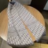 DIOR classic autumn and winter knitted double-sided jacquard style scarf Premium 30x200cm