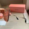 miumiu new sunglasses high-end women’s frameless sunglasses
