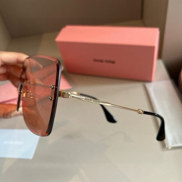 miumiu new sunglasses high-end women’s frameless sunglasses