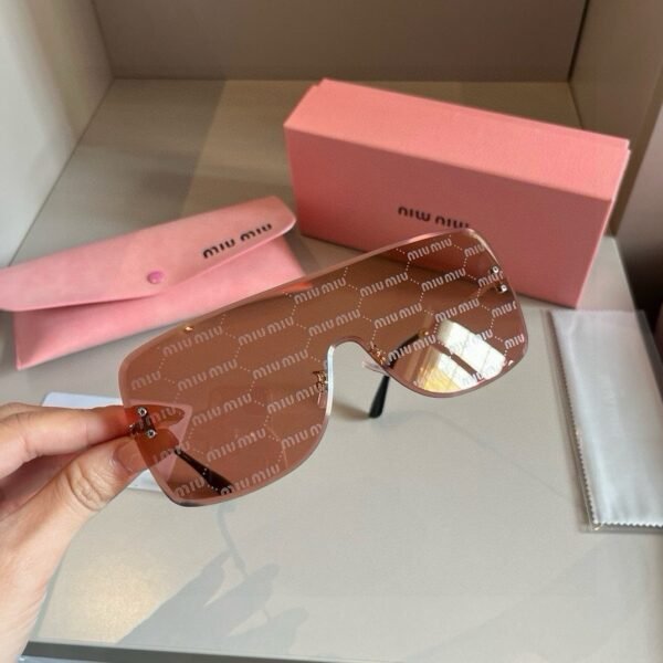 miumiu new sunglasses high-end women’s frameless sunglasses