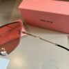 miumiu new sunglasses high-end women’s frameless sunglasses