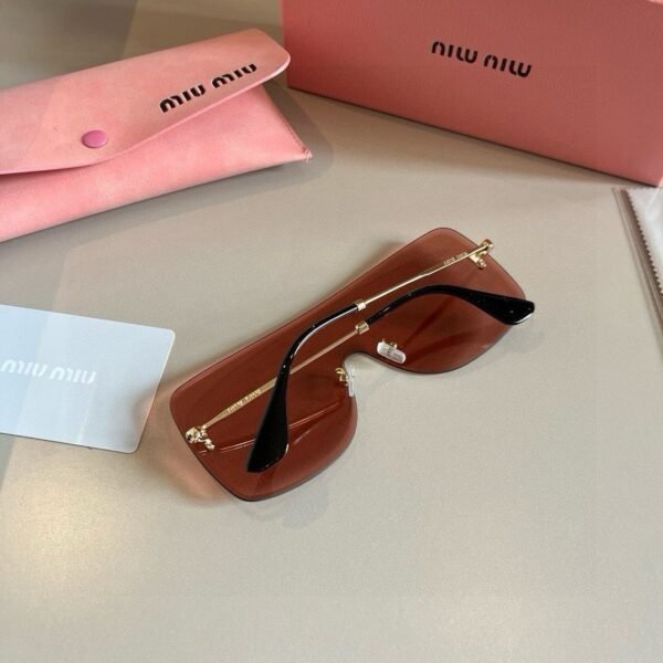 miumiu new sunglasses high-end women’s frameless sunglasses