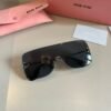 miumiu new sunglasses high-end women’s frameless sunglasses