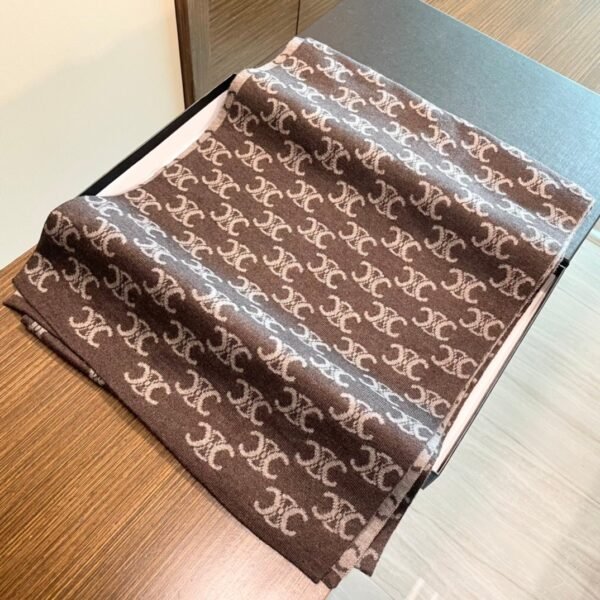 CELINE Knitted original scarf  Premium 30x180cm