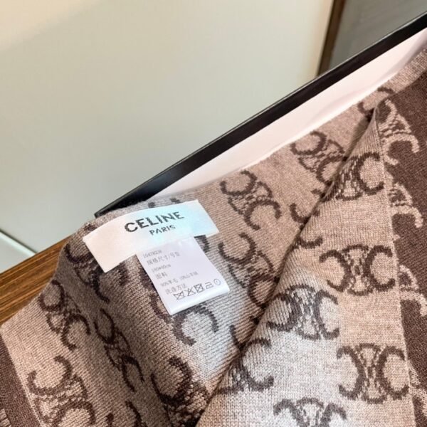 CELINE Knitted original scarf  Premium 30x180cm