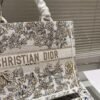 Dior book tote embroidered shopping bag, three 36cm