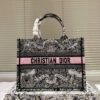Dior book tote embroidered shopping bag, three 36cm