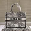 Dior book tote embroidered shopping bag, three 36cm
