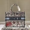 Dior book tote embroidered shopping bag, three 36cm
