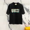 GUCCI official website 1:1 version 320g round neck short-sleeved T-shirt