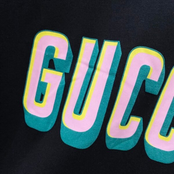 GUCCI official website 1:1 version 320g round neck short-sleeved T-shirt