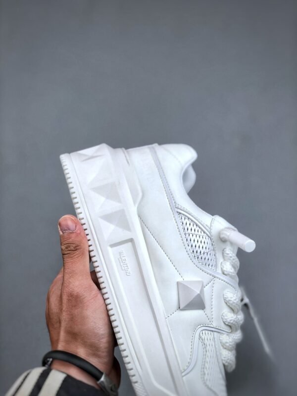 Valentino Rockstud untitled small white shoes