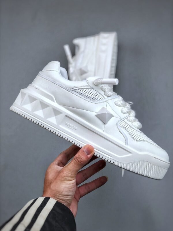 Valentino Rockstud untitled small white shoes