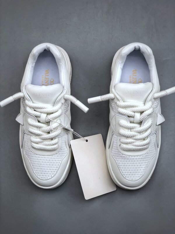 Valentino Rockstud untitled small white shoes