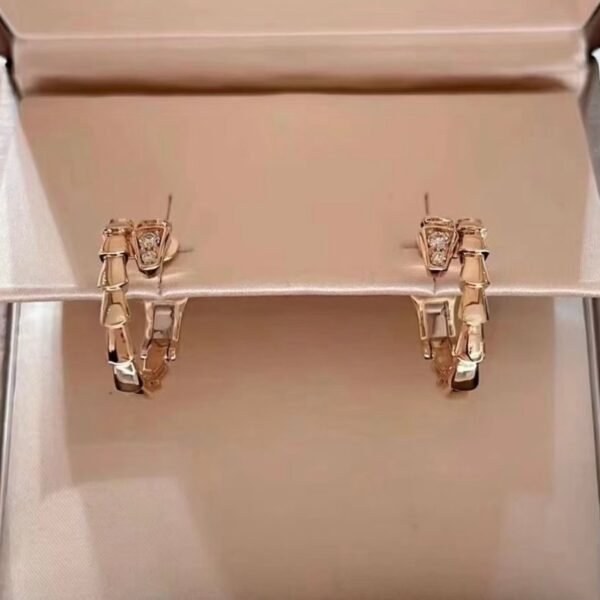 Bulgari Earrings New Serpenti Series Premium Edition 1:1 S925 Silver