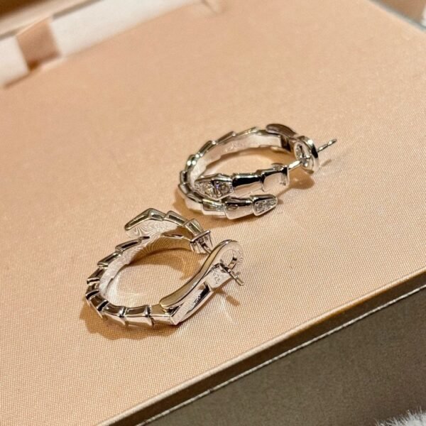Bulgari Earrings New Serpenti Series Premium Edition 1:1 S925 Silver