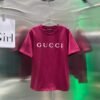 GUCCI 2025 Early Spring New Product Round Neck Printed Short Sleeve t-shirt