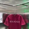 GUCCI 2025 Early Spring New Product Round Neck Printed Short Sleeve t-shirt