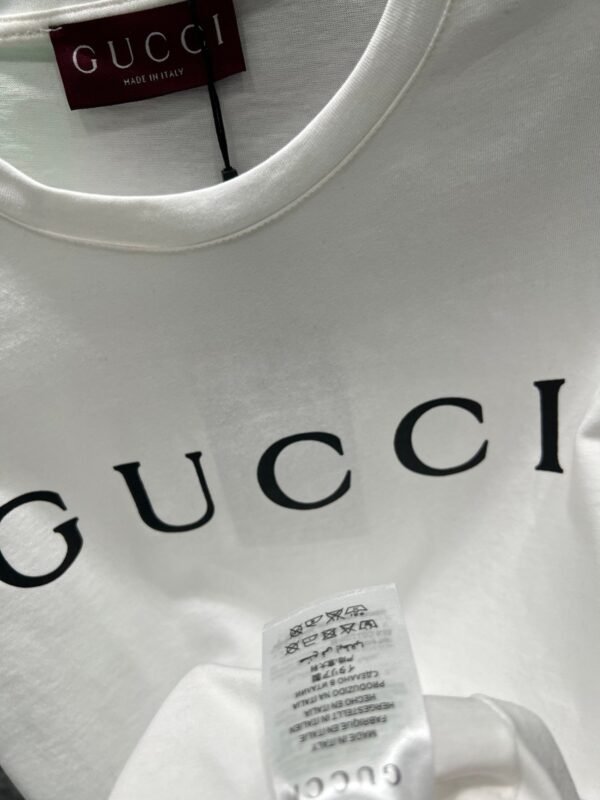GUCCI 2025 Early Spring New Product Round Neck Printed Short Sleeve t-shirt