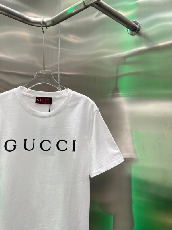 GUCCI 2025 Early Spring New Product Round Neck Printed Short Sleeve t-shirt