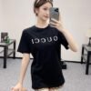 GUCCI 2025 Early Spring New Product Round Neck Printed Short Sleeve t-shirt