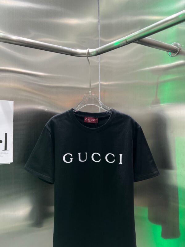 GUCCI 2025 Early Spring New Product Round Neck Printed Short Sleeve t-shirt