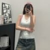 Chanel 2025 Early Spring Series 1:1 High-end Vest Contrast Color Blocking Craft