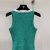 Chanel 2025 Early Spring Series 1:1 High-end Vest Contrast Color Blocking Craft