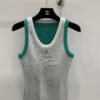 Chanel 2025 Early Spring Series 1:1 High-end Vest Contrast Color Blocking Craft