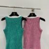 Chanel 2025 Early Spring Series 1:1 High-end Vest Contrast Color Blocking Craft