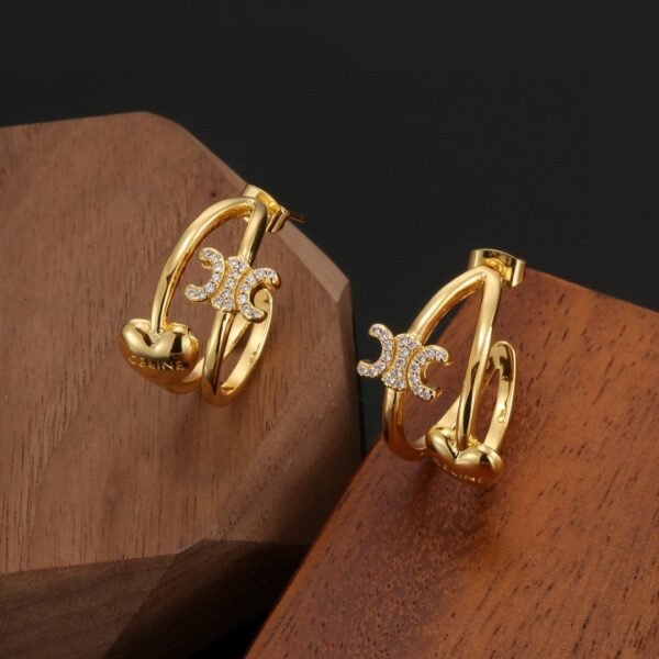 Celine new Triumph earrings