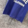 Celine 2025 early spring new letter flocking print round neck short sleeve T-shirt