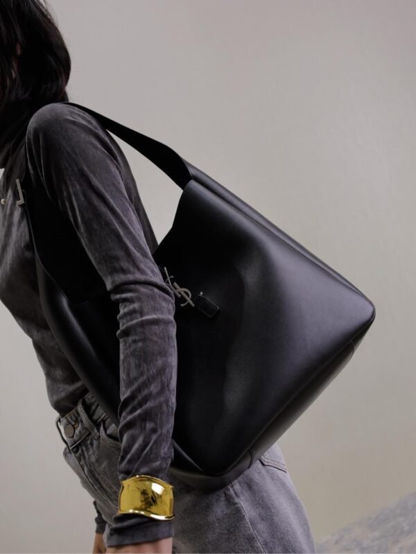 YSL original smooth leather soft handbag